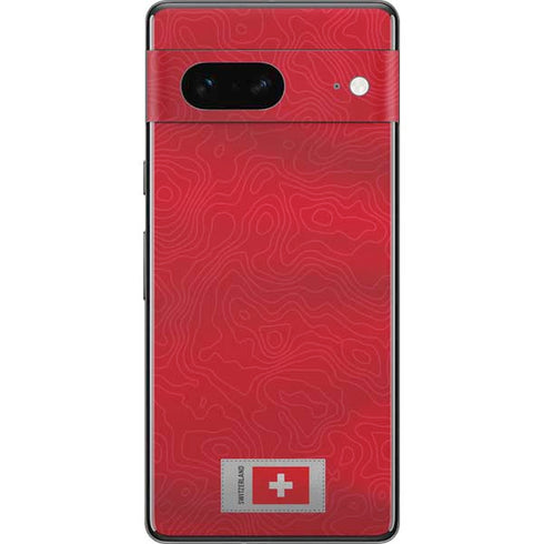 Switzerland Soccer Flag Pixel Skins